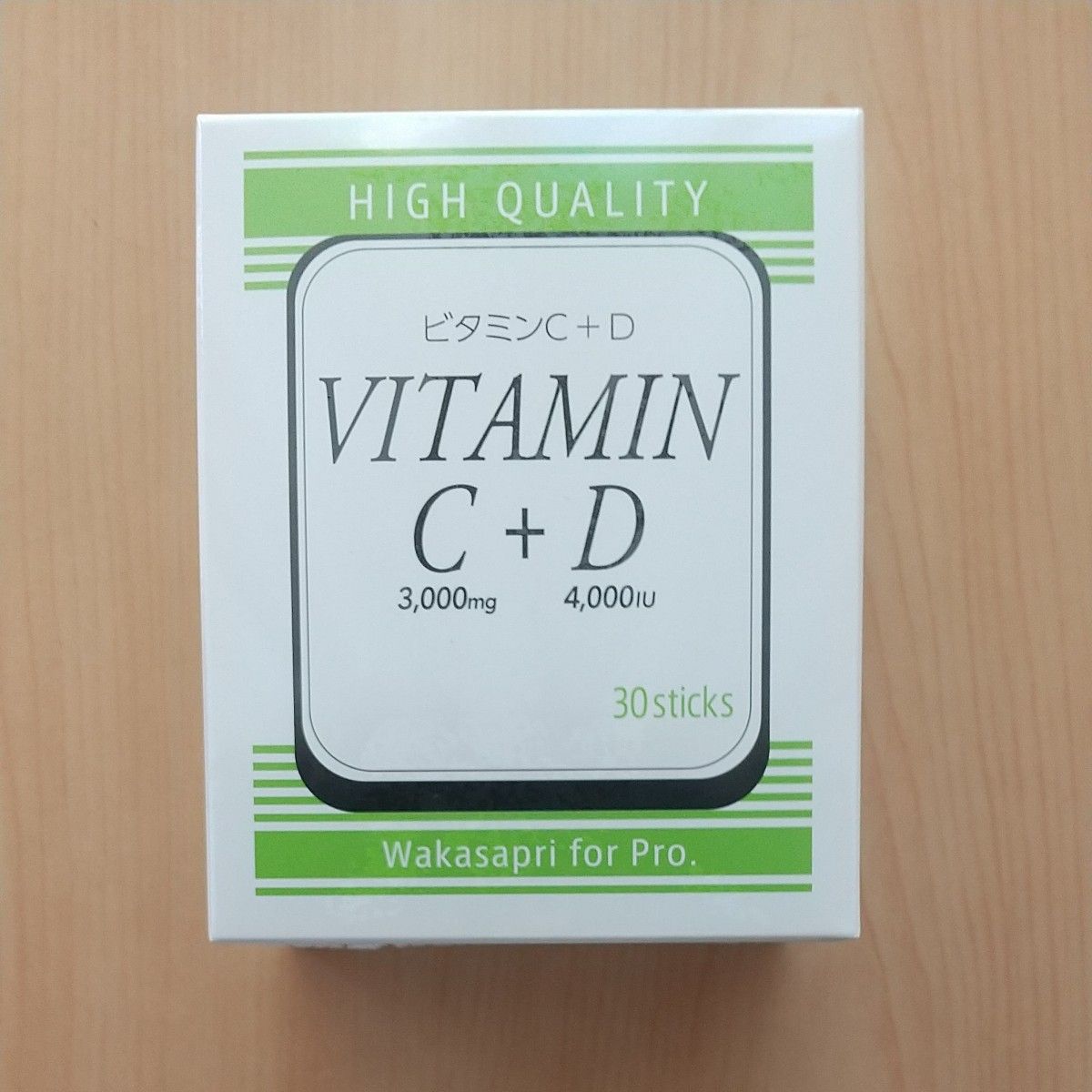 ワカサプリ  ビタミンC 3000mg+ビタミンD 4000IU  2箱セット ワカサプリ 高濃度ビタミンC 3000mg - Wakasapri for Pro.の通販