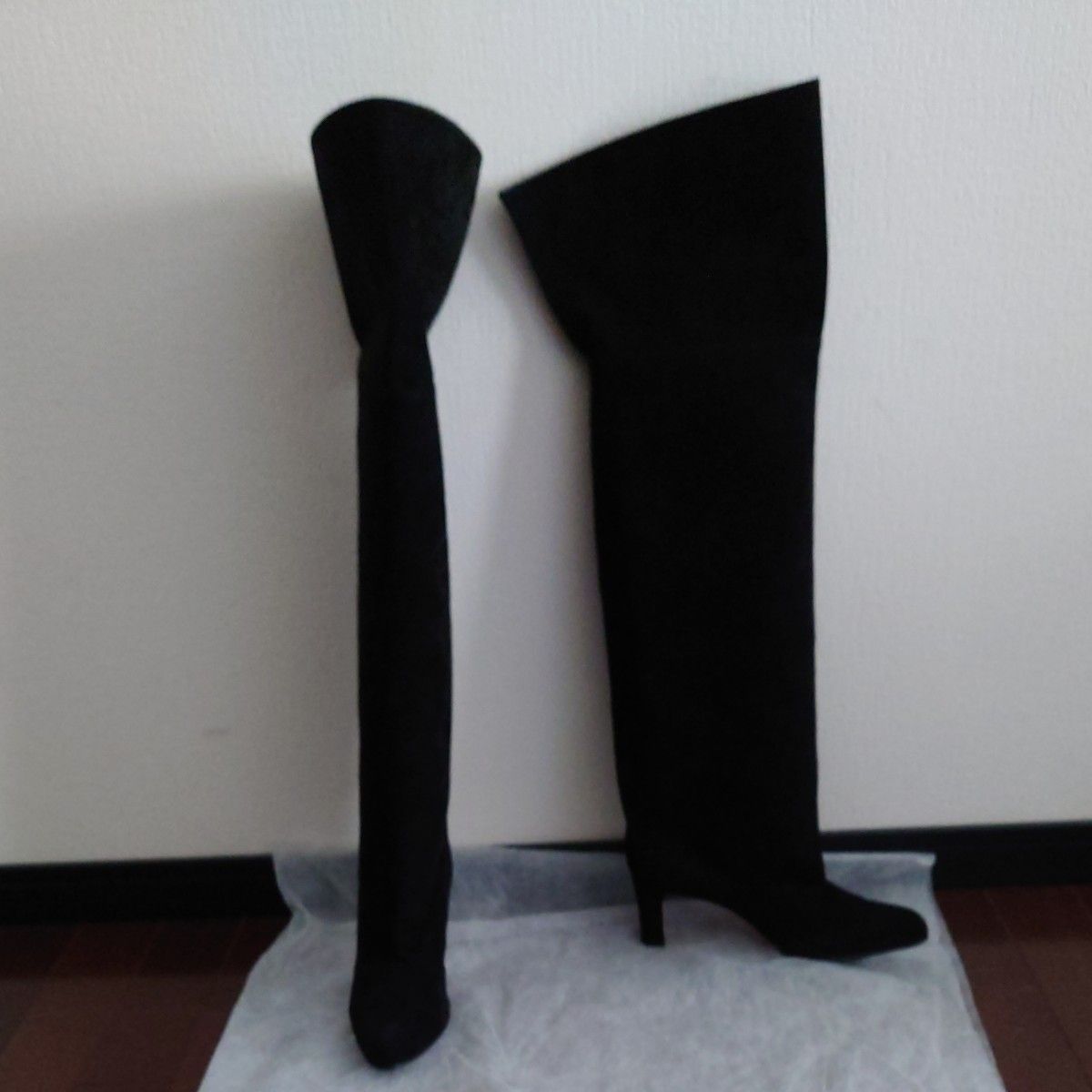 【NEBULONI E. /ネブローニ】2WAY SUEDE 7cm HEEL ニーハイブーツ