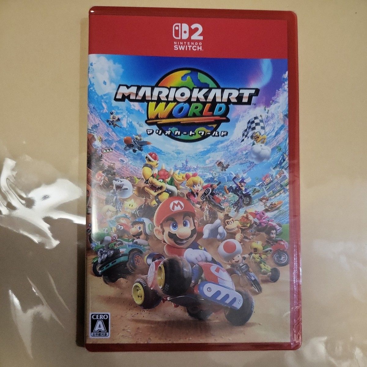 マリオカートワールド 未開封 マリオカートワールド 新品未開封 シュリンク 付き ◯1梱包済み