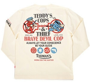 長袖Tシャツ TDLS-305 （オフホワイト）