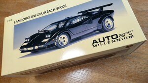ミニカー1/18オートアートミレニアム　ランボルギーニカウンタック5000Ｓ Yahoo!オークション- ランボルギーニ カウンタック 5000S （ブラック