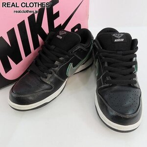 DIAMOND SUPPLY CO. × SB DUNK LOW PRO BV1310-001 （ブラック/ブラック/トロピカルツイスト/クロム）