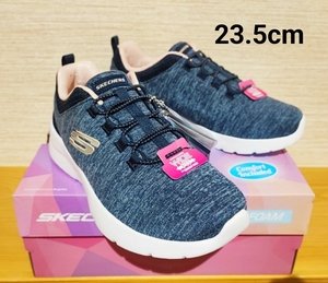 SKECHERS ダイナマイト2.0 IN A FLASH 12965W （ネイビー×ピンク）