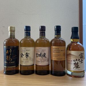 未開栓 】NIKKA WHISKY 竹鶴ピュアモルト (黒)ラベル 500ml 43% 化粧箱