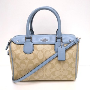 美品COACH コーチ 2wayショルダーバッグ ミニボストン F58312｜Yahoo