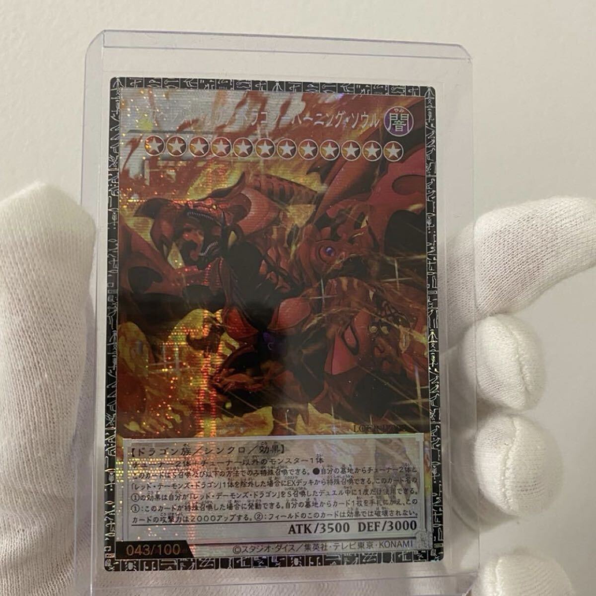 PSA10】遊戯王 スカーレッド・ノヴァ・ドラゴン バーニングソウル