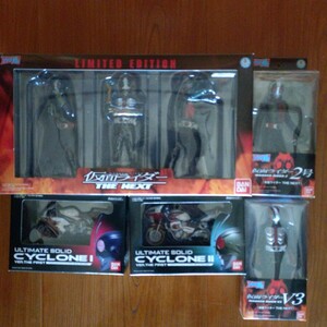 バンダイ ソフビ魂 仮面ライダー THE NEXT 3体セット LIMITED EDITION