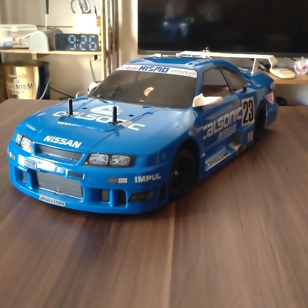 タミヤ カルソニックスカイライン GT-R 1/10 ラジコンボディーr33 日産