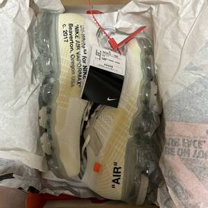 OFF-WHITE × AIR VAPORMAX FLYKNIT THE 10 "WHITE" AA3831-100 （ホワイト/トータルオレンジ/ブラック）
