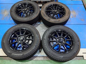 ブリヂストン スタッドレス 185/65R15 アルミホイール付4本セット BRIDGESTONE（ブリヂストン） 185/65R15 新型シエンタ【アルミ付