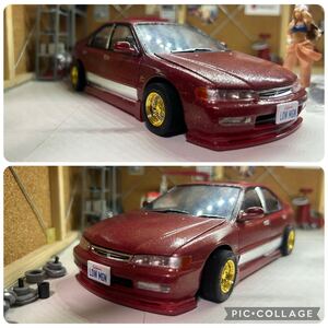 アオシマ 当時物 アコードワゴン CF2 CE1 プラモデル ローライダー