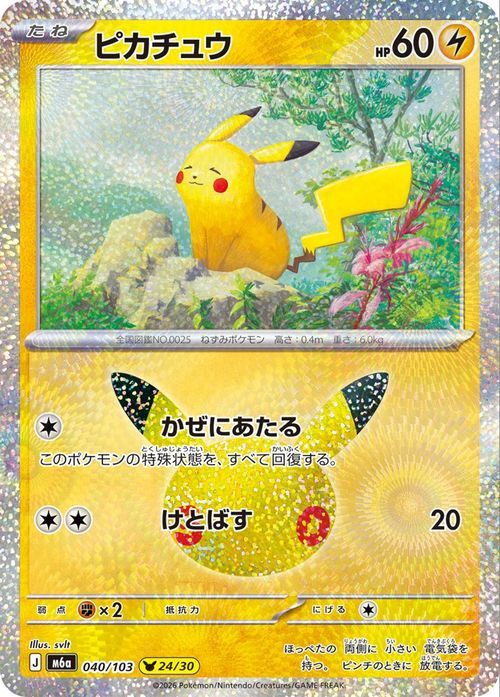 ポケモンカード ピカチュウ 6枚セット まとめ売り 11/30 12/30 17/30