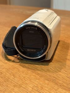 SONY ソニー ビデオカメラ HDR-CX535 ホワイト ケース付き｜Yahoo