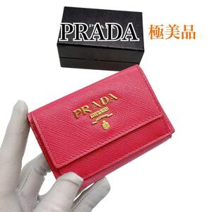 【現行 極美品 付属品完備】PRADA 三つ折り 財布 三角ロゴ ソフトルックス 2026年最新】Yahoo!オークション -プラダ 財布三つ折りの中古品・新品