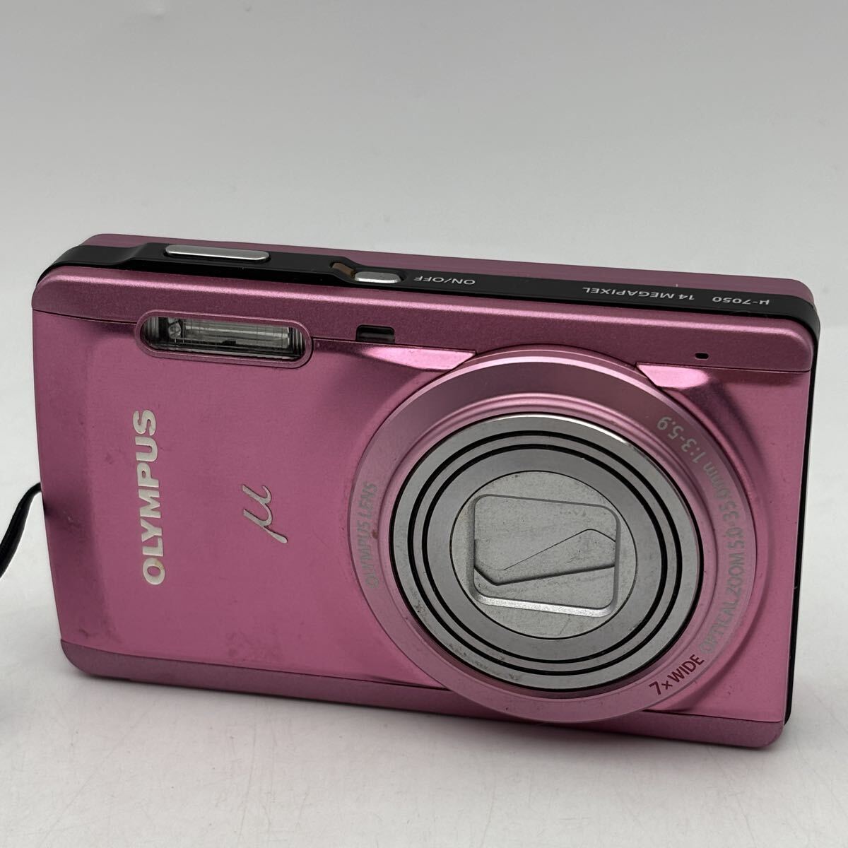 OLYMPUS μ-7050 動作確認済 スマホ転送 ピンク オリンパス コンパクト