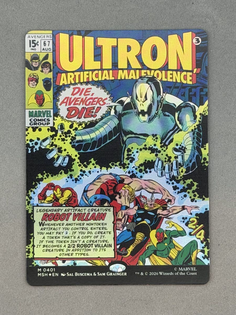 Foil】人の作りし悪 ウルトロン / Ultron Artificial Malevolence 401