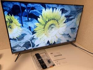 超美品 2020年製 43インチ TCL 43P8B 4K 液晶テレビ 43型｜Yahoo