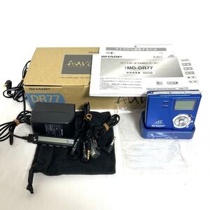 Yahoo!オークション - 動作品 シャープ Auvi MD-DR77 ポータブルMDプレ