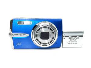 オリンパス OLYMPUS μ1020 ロイヤルブルー コンデジ カメラ 中古