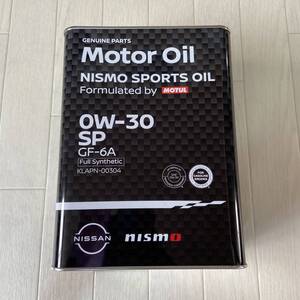 ニッサン純正オイル NISMOスポーツオイル Formulated by MOTUL 0W-30