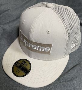 23ss Supreme Box Logo MeshCAP 7 5/8 キャップ Supreme Box Logo Mesh Back New Era 