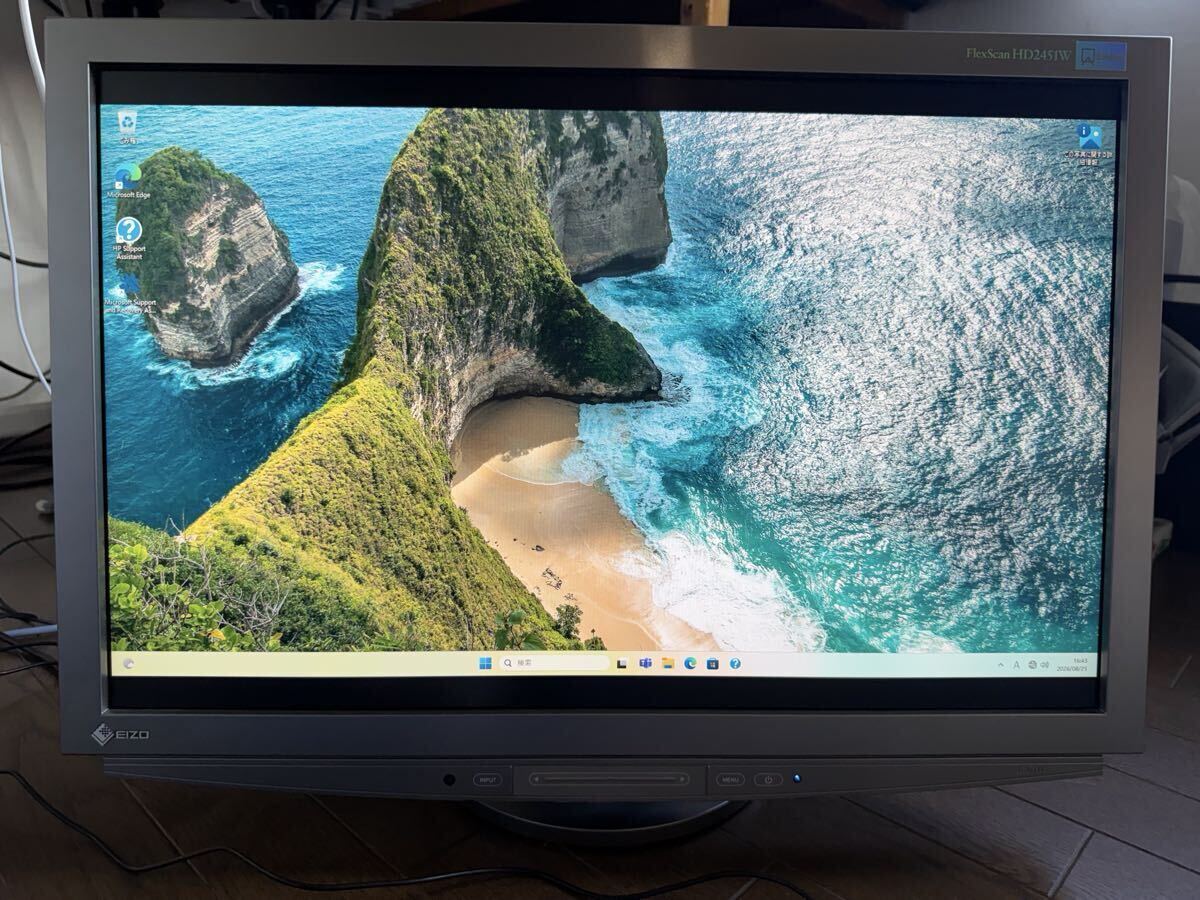 EIZO 液晶モニター 24.1インチ FlexScan HD2451W 動作品 Yahoo!オークション - EIZO FlexScan HD2451W 24.1型ワイド液晶モニタ