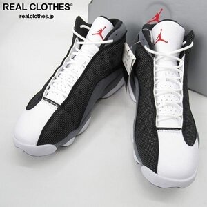 AIR JORDAN 13 RETRO "BLACK FLINT" DJ5982-060 （ブラック/フリントグレー/ホワイト/ユニバーシティレッド）