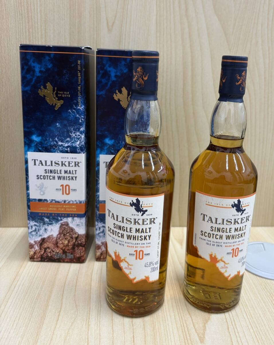 200ml×1本 タリスカー10年 旧ボトル 箱付 スコッチ TALISKER スコッチ