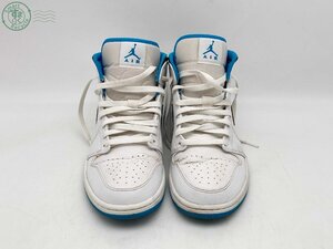 AJ1 mid レーザーブルー 32cm 箱付新品 エアジョーダン AIR JORDAN