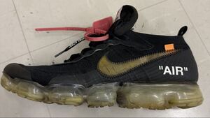 OFF-WHITE × AIR VAPORMAX "THE TEN" AA3831-002 （ブラック/トータルオレンジ/クリア）