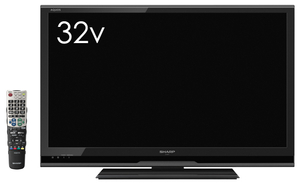 SHARP AQUOS 32V型 液晶テレビ 2T-B32AB1 2023年製 リモコン付 動作