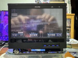 カーナビ イクリプス HDDナビ AVN078HD 外車にも 2DIN取付用引出し小物