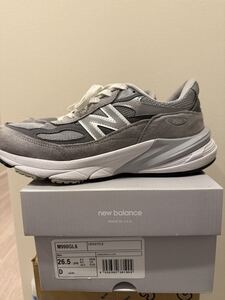 Made in USA 990 v6 ユニセックス （グレー/ホワイト）