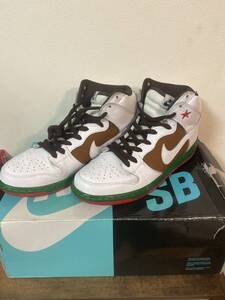 SB DUNK HIGH PREMIUM "CALI" 313171-201 （ペカン/ホワイト）