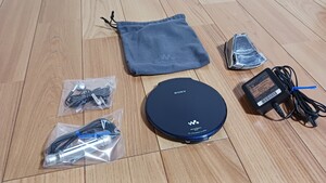 外装美品 名器 SONY ソニー CD WALKMAN D-NE20 薄型アルミ筐体