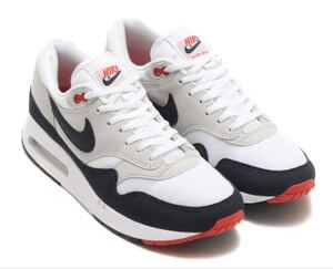 AIR MAX 1 '86 OG "DARK OBSIDIAN AND UNIVERSITY RED" DQ3989-101 （ホワイト/ライトニュートラルグレー/ユニバーシティレッド/オブシディアン）