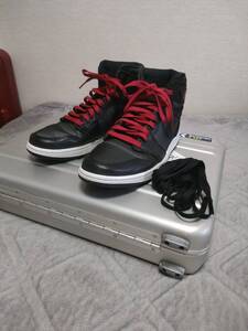 ナイキ エアジョーダン1 レトロ ハイ OG ブラックサテン 未使用 size28 