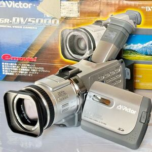 極美品 Victor GR-DV5000 MiniDV ビデオカメラ 動作良好 業務用 プレ機