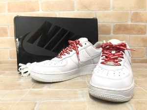 SUPREME × AIR FORCE 1 LOW "WHITE" CU9225-100 （ホワイト/ホワイト）