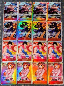 ワンピースカード エッグヘッド ルフィ SR 4枚セット モンキー D 500年