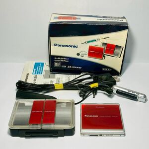 Panasonic ポータブル MDプレーヤー SJ-MJ59-R レッド 赤