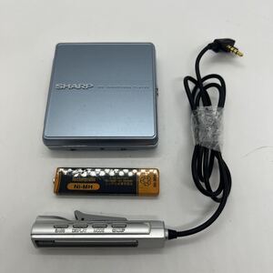 MD計20枚付き SHARP MD・J MD-ST800-A 収納ケース付き ポータブルMD