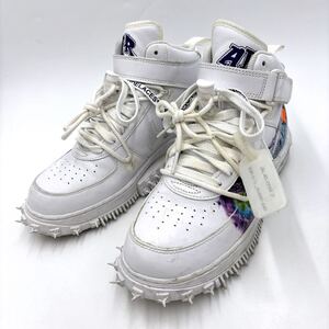 Off-White × Nike Air Force 1 Mid Graffiti 27 5cm オフホワイト 
