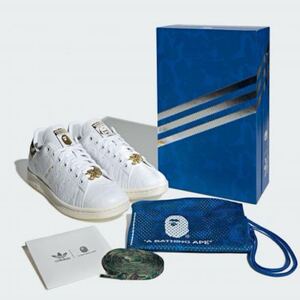 BAPE × STAN SMITH "30TH ANNIVERSARY WHITE" IG1115 （フットウェアホワイト/フットウェアホワイト/オフホワイト）