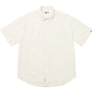 XXL 25SS Supreme Good Enough Patchwork Madras S/S Shirt White 白