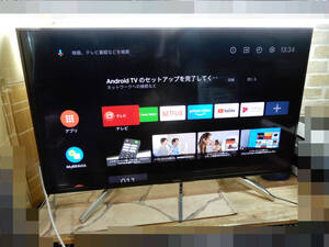 送料無料 美品 SONY ソニー KJ-43X8500F S ウォームシルバー 43V型 4K