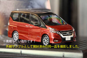 日産セレナ C27 ハイウェイスター 前期 ミニカー 日産特注1/43 ケース