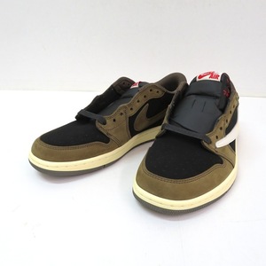 TRAVIS SCOTT × AIR JORDAN 1 LOW OG SP-T "MOCHA" CQ4277-001 （ブラック/ダークモカ/ユニバーシティレッド/セイル）