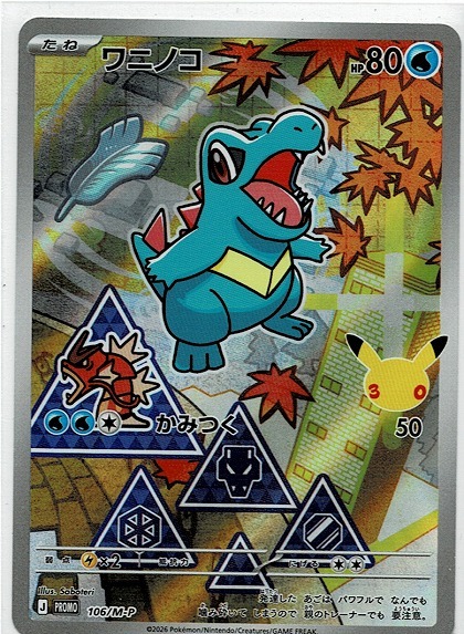 ポケモンカード チコリータ ヒノアラシ ワニノコ プロモ 3枚セット 30