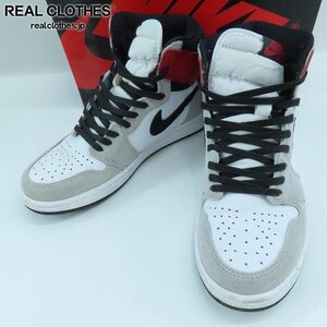 AIR JORDAN 1 RETRO HIGH OG "SMOKE GREY" 555088-126 （ホワイト/ブラック/ライトスモークグレー/バーシティレッド）